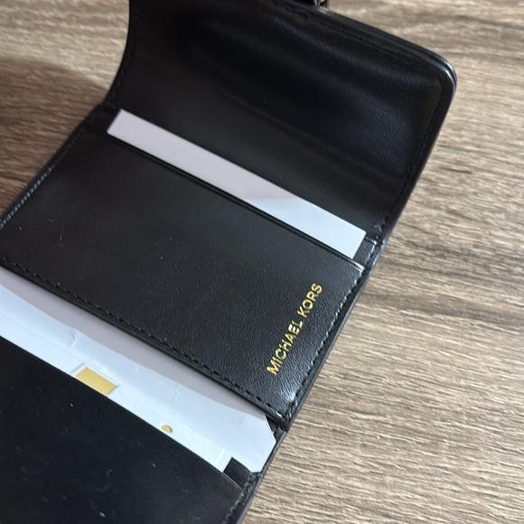 MK Colby Small Camo Print Calf Hair Tri-Fold Wallet NWT - Picture 5 of 7